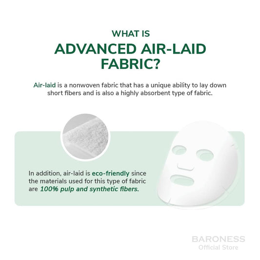 Baroness Rose Flower Face Sheet Mask - Softens, Calming, Anti-Inflammatory (1 mask)