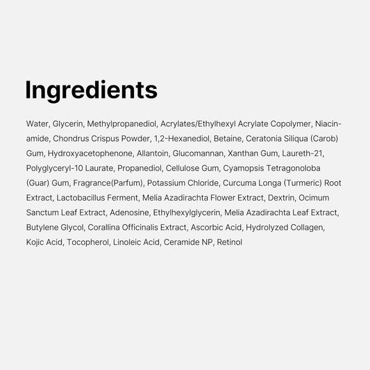 Medicube Kojic Acid Turmeric Brightening Gel Mask - Moisturises, Brightens, Glow (1 mask)