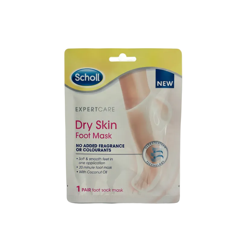 Scholl Foot Sheet Mask - Softens, Hydrates, Smooths(1 mask) Face K