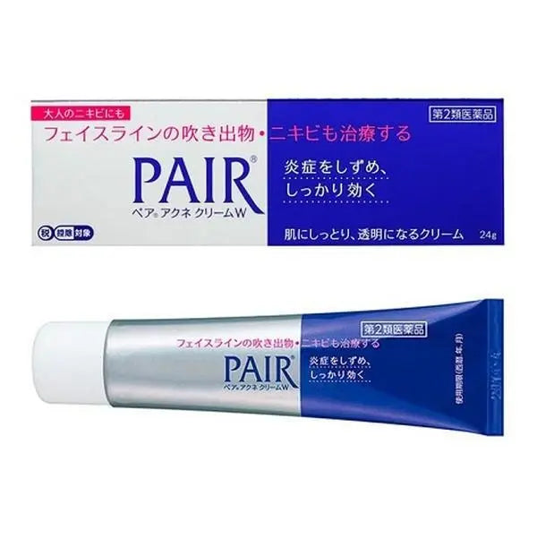 Lion Pair Acne Cream – Japanese Formula for Pimples & Redness, Gentle Daily Cleansing 24g Face K