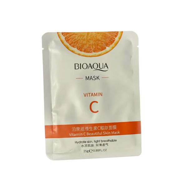 BioAqua Vitamin C Face Sheet Mask - Brighten, Hydrate, Rejuvenate (1 mask) Face K