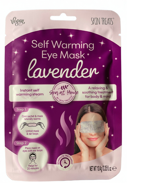 Lavender Warming Eye Mask - Relaxing, Soothing (1 mask)