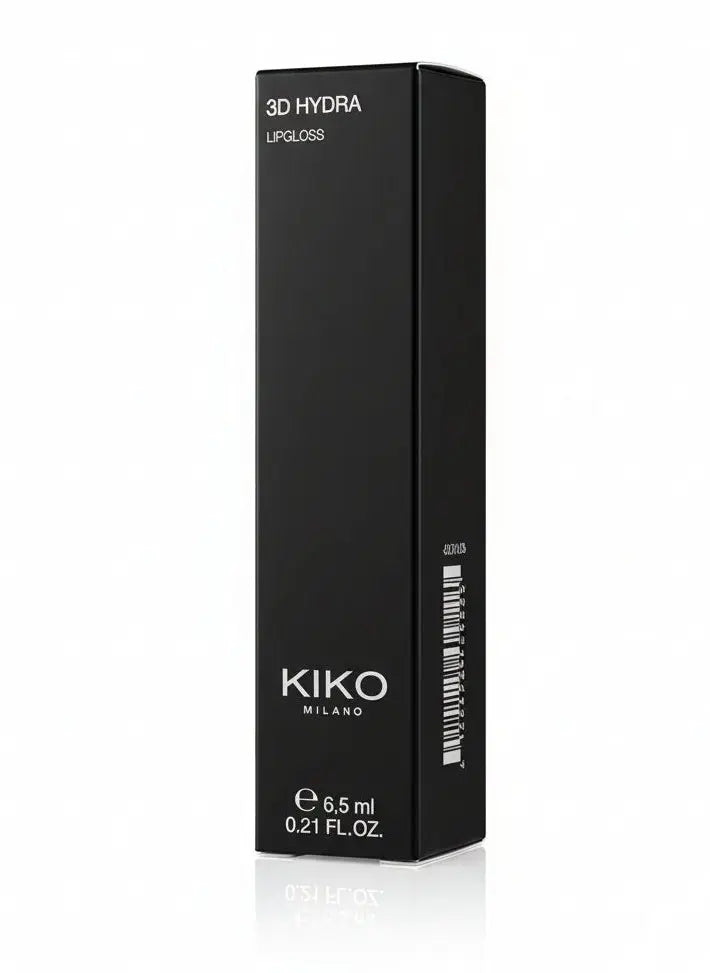 KIKO Milano 3D Hydra Lipgloss 01 - Softening Lip Gloss for a 3D Look, Hydration and Plumping Effect 6.5ml Face K