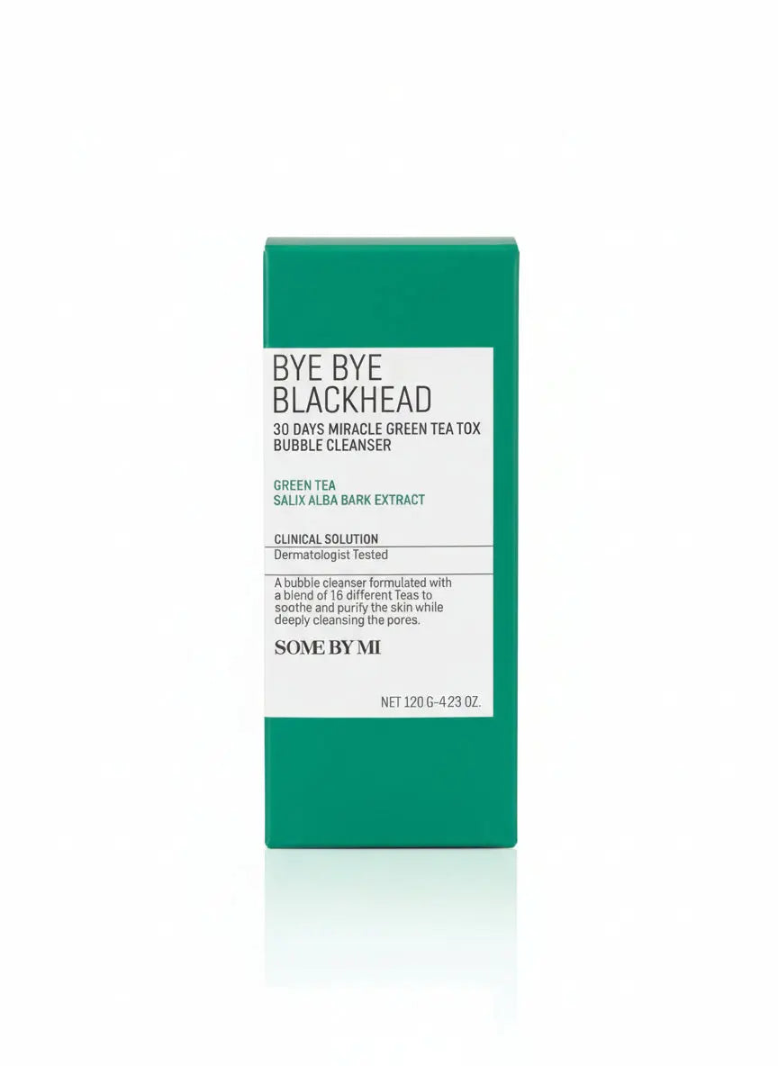 SOME BY MI Bye Bye Blackhead - Green Tea Bubble Cleanser for Blackheads 120g Face K