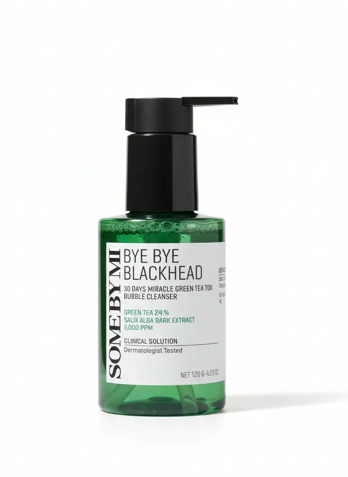 SOME BY MI Bye Bye Blackhead - Green Tea Bubble Cleanser for Blackheads 120g Face K