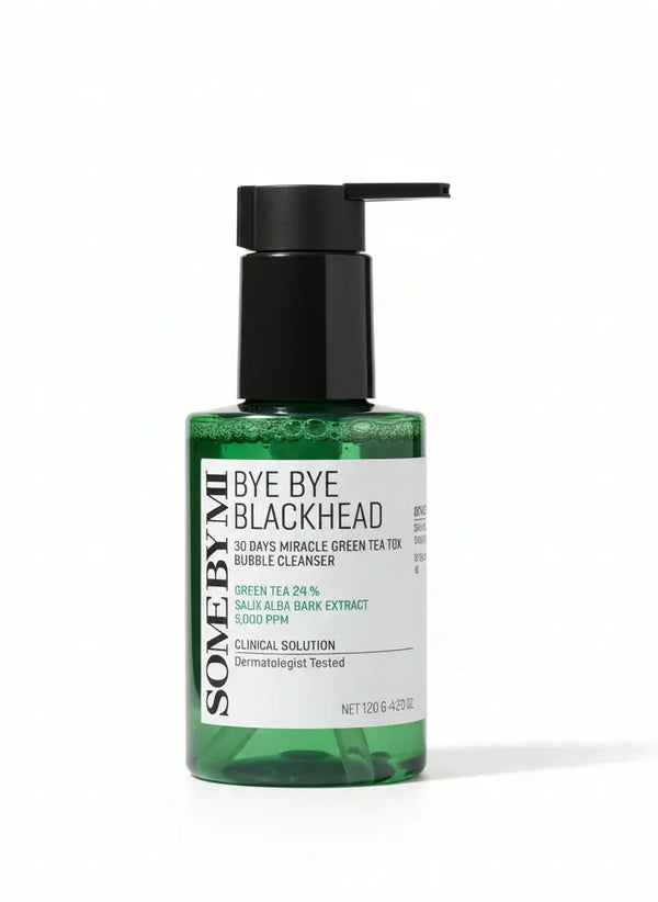 SOME BY MI Bye Bye Blackhead - Green Tea Bubble Cleanser for Blackheads 120g Face K