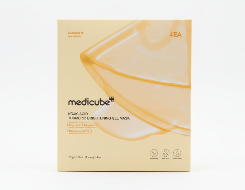 Medicube Kojic Acid Turmeric Brightening Gel Mask - Moisturises, Brightens, Glow (1 mask)