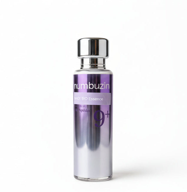 Bottle of Numbuzin Bio Essence 9+ on a white background