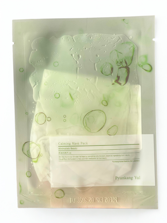 Pyunkang Yul Calming Face Sheet Mask - Brighten, Hydrate, Rejuvenate (1 mask)