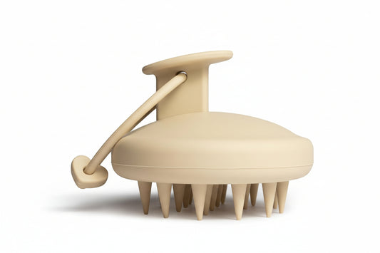 Silicone Scalp Massager Shampoo Brush – Scalp Brush for Hair Growth, Dandruff Removal & Deep Cleansing, Wet & Dry Use