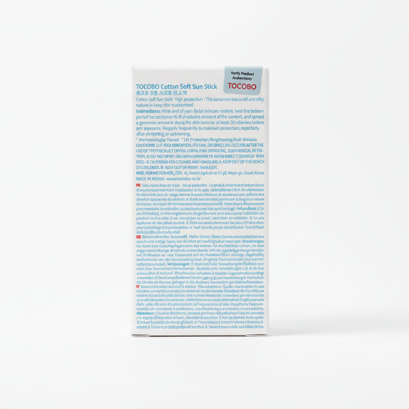 Tocobo product packaging on a dark background