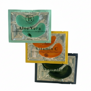 Lower Eye Masks - Vitamin C, Aloe Vera, Snail Mucin (3 masks) Face K