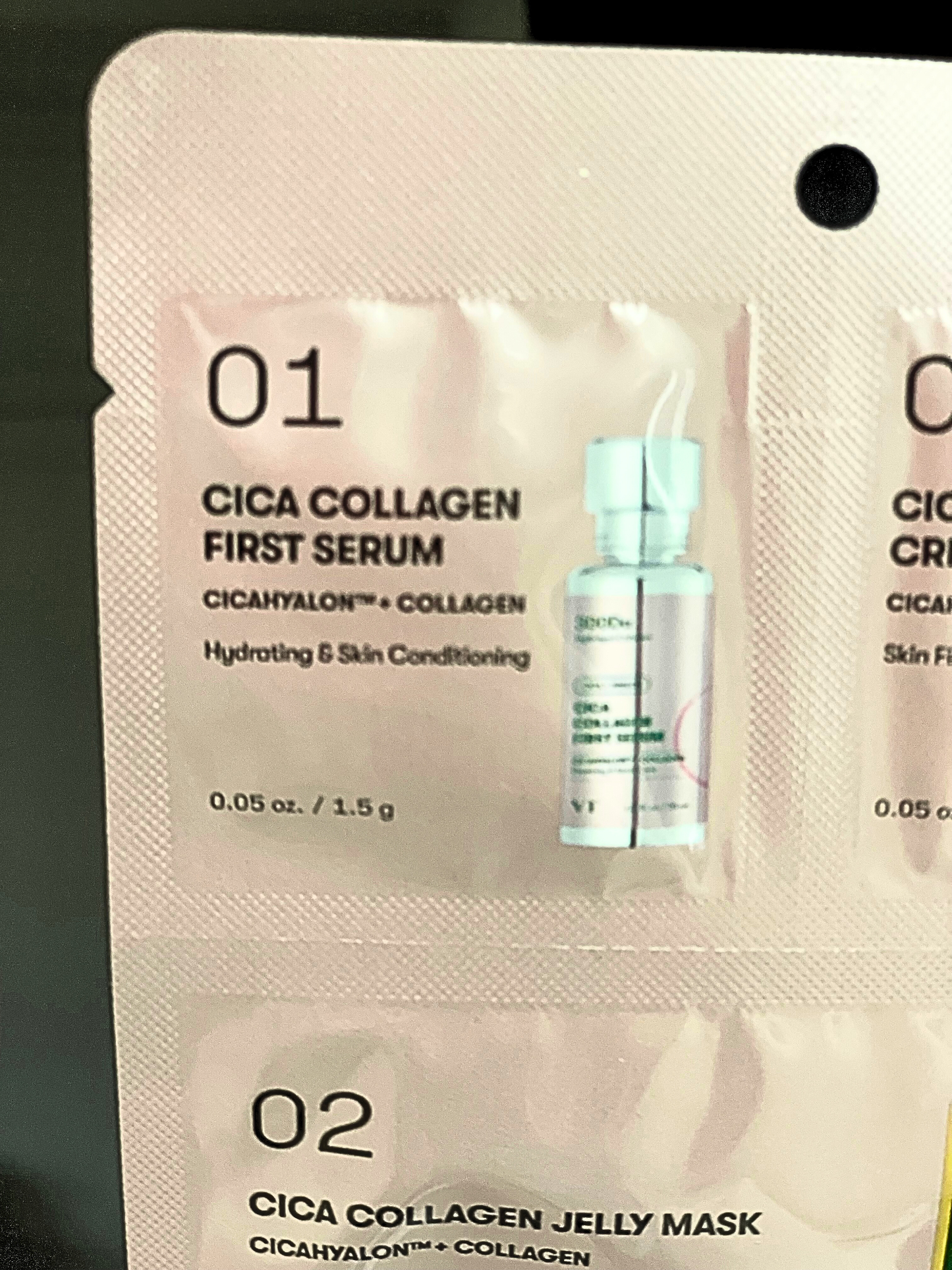 VT Cica Collagen All in One 3-Step Mask - Serum + Cream + Jelly Mask (1 unit)