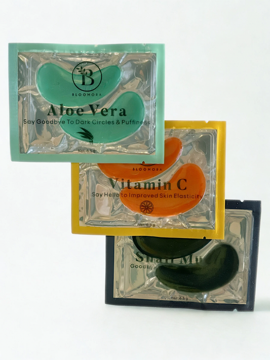 Lower Eye Masks - Vitamin C, Aloe Vera, Snail Mucin (3 masks)