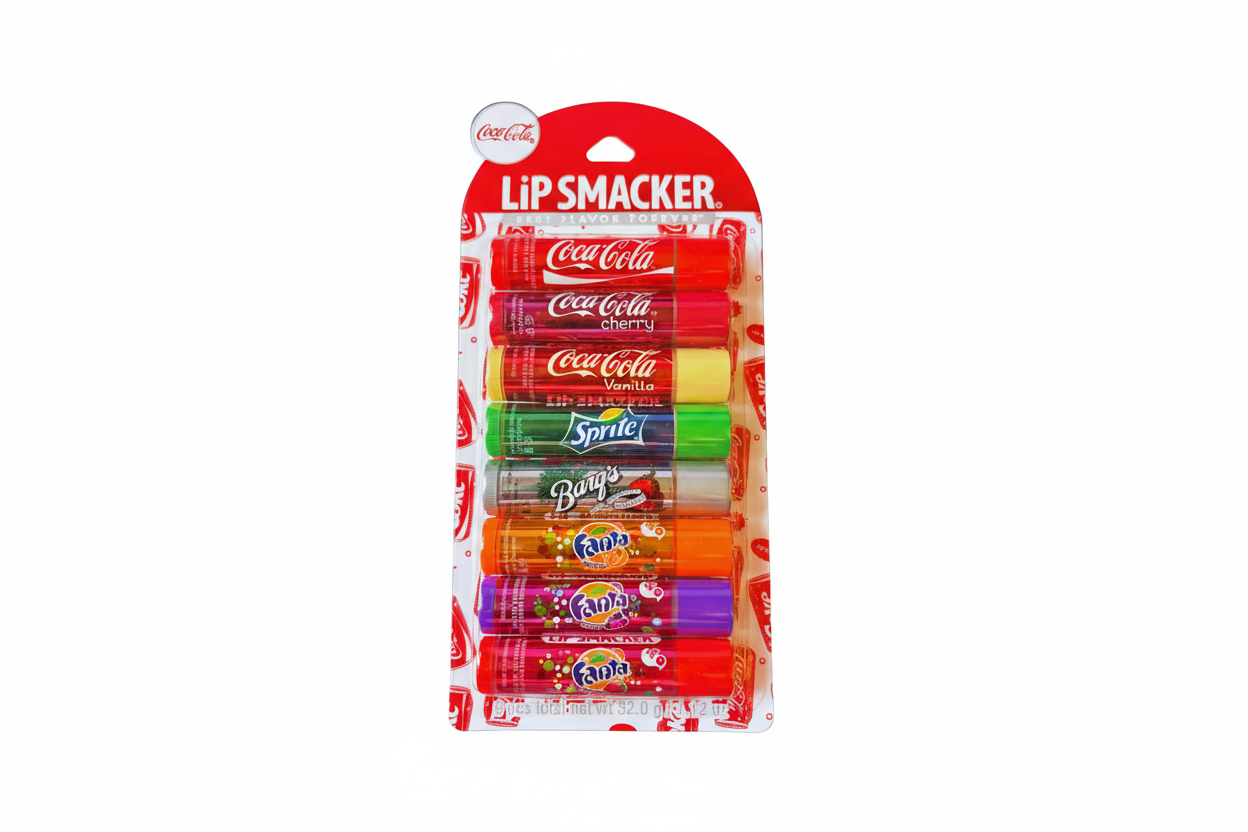 Lip Smacker Coca Cola Lip Balm Party Pack – 8 Fizzy Flavours! Face K