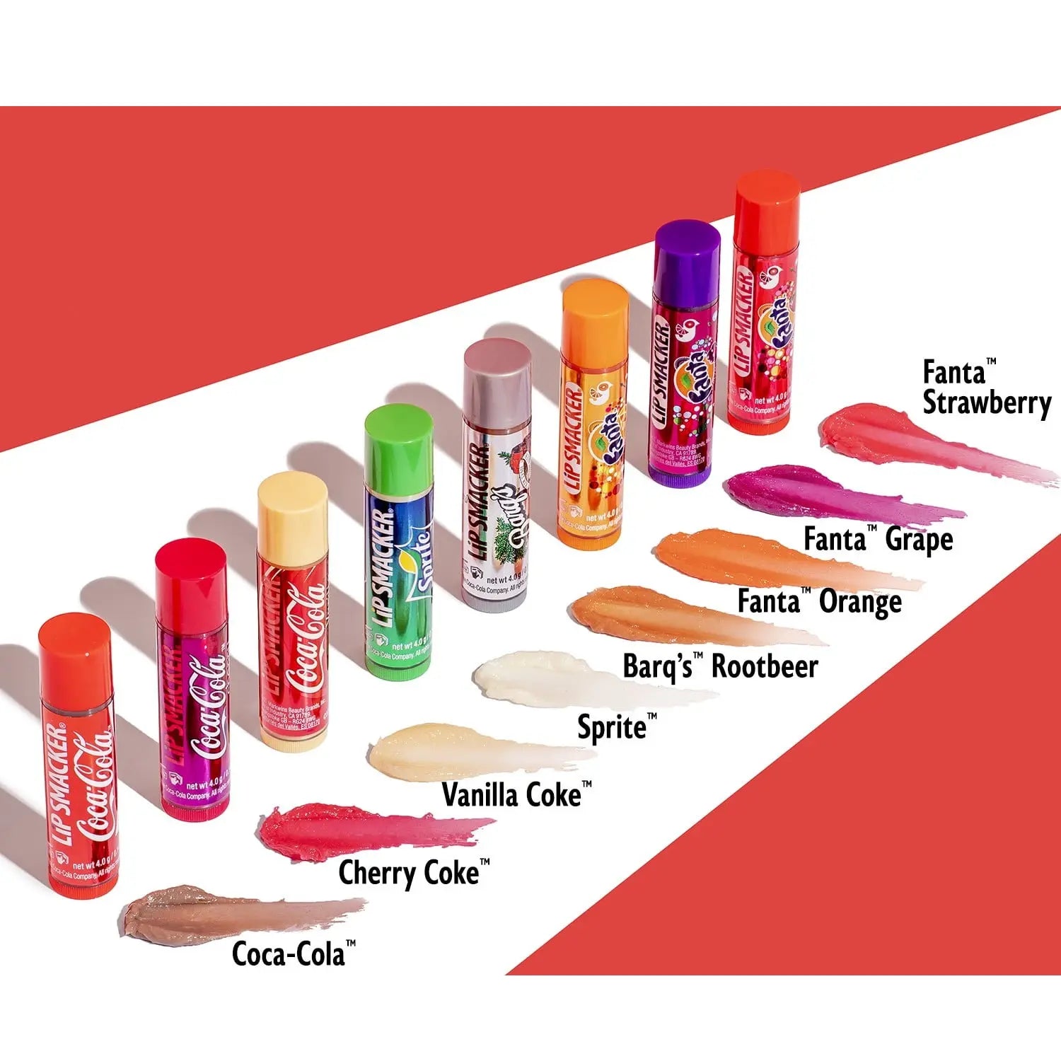 Lip Smacker Coca Cola Lip Balm Party Pack – 8 Fizzy Flavours! Face K